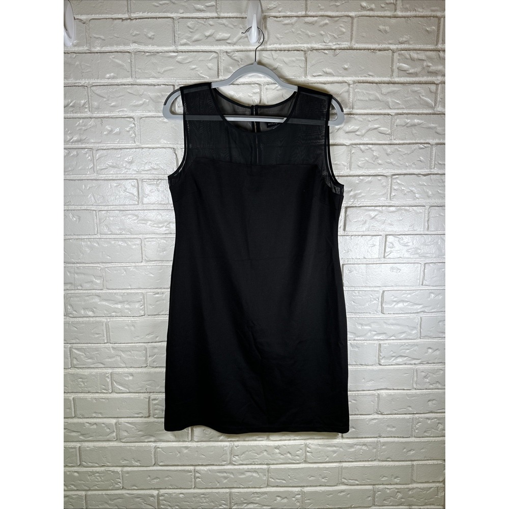 Tribal Femme Black‎ Mesh Illusion Dress Women's Large Y2K Minimalist Goth Party